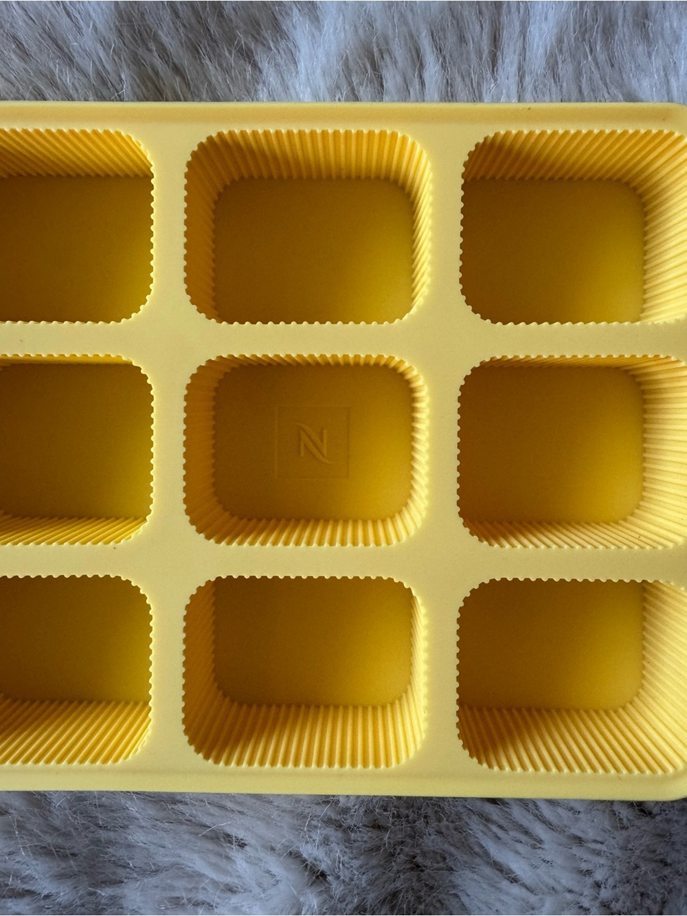 Nespresso Barista Silicone Ice Tray in Bright Yellow - Picture 2 of 6